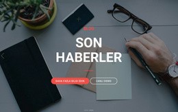 Iş Planlaması - Özelleştirilebilir Profesyonel Tek Sayfalık Şablon