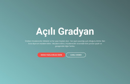 Gradyan Açısı - Özel WordPress Teması