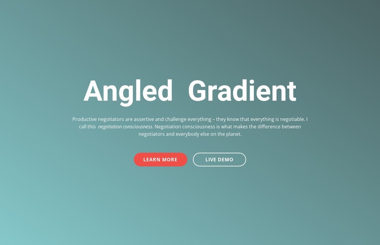 Gradient angle  Webflow Template Alternative