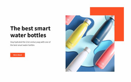 Smart Water Bottles - Landing Page Template
