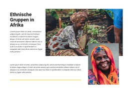 Website-Design Für Ethnische Gruppen Afrika