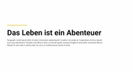 Gebrauchsfertiger Website-Builder Für Plain Text Lebensabenteuer