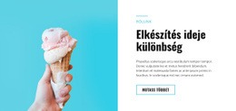 Éttermi Étel - Webfejlesztési Sablon