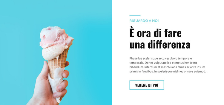 Cibo del ristorante Modello di sito Web