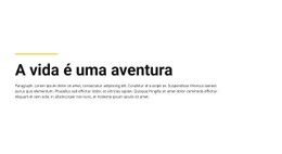 Aventura De Vida Em Texto Simples #Css-Templates-Pt-Seo-One-Item-Suffix