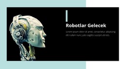 Kendi Kendine Sürüş Teknolojisi Tek Sayfalı Web Sitesi