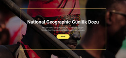 National Geographic - HTML Şablonu Indirme