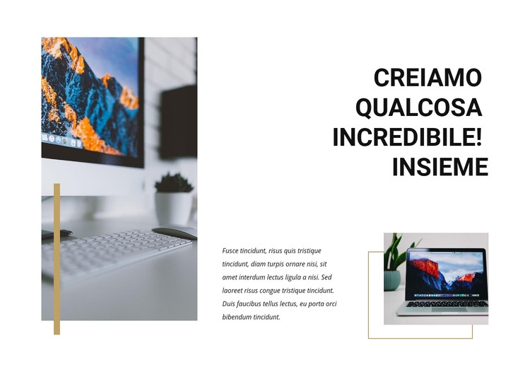 Consente di creare sorprendente Mockup del sito web