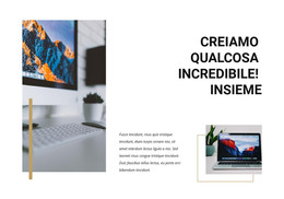 Consente Di Creare Sorprendente - Modello Di Sito Web HTML