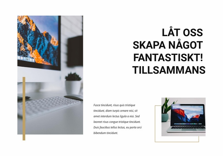 Låt oss skapa fantastiska Mall