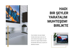 Şaşırtıcı Yaratalım - HTML Web Sitesi Şablonu