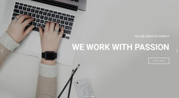 Work With Passion Web Page Design