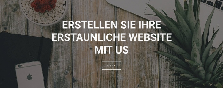 Wir erstellen Websites für Ihr Unternehmen HTML5-Vorlage