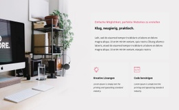 Wir Gestalten Marken- Und Digitalerlebnisse – Website-Mockup-Vorlage