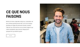 Nous Définissons Une Ambition Audacieuse Modèle De Site Web CSS