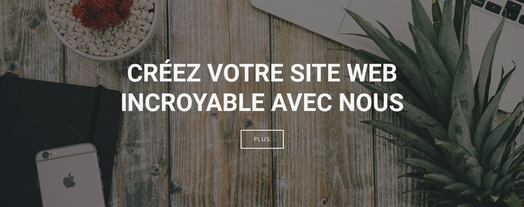 Nous construisons des sites Web pour votre entreprise Modèle HTML