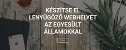 Webhelyeket Készítünk Az Ön Vállalkozása Számára - HTML Weboldal Sablon