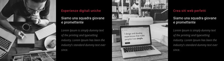 Siamo una squadra giovane e promettente Modello HTML5