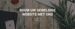 Wij Bouwen Websites Voor Uw Bedrijf - HTML-Webpaginasjabloon