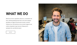 We Define A Bold Ambition - Easy-To-Use One Page Template