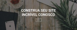 Construímos Sites Para O Seu Negócio - Página De Destino HTML5