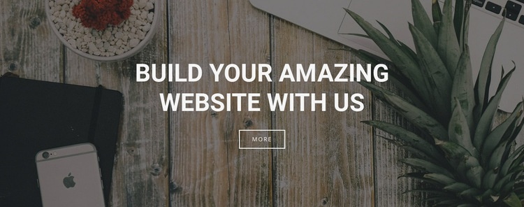 Vi bygger webbplatser för ditt företag Html webbplatsbyggare