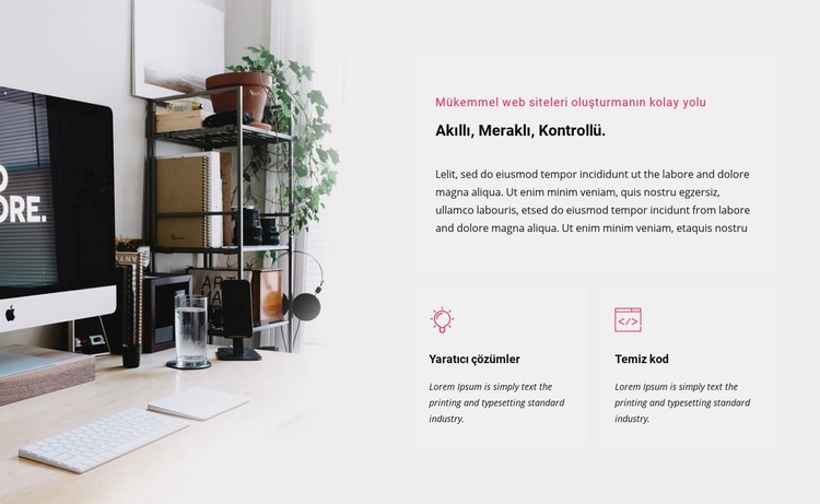 Marka ve dijital deneyim tasarlıyoruz Web Sitesi Mockup'ı