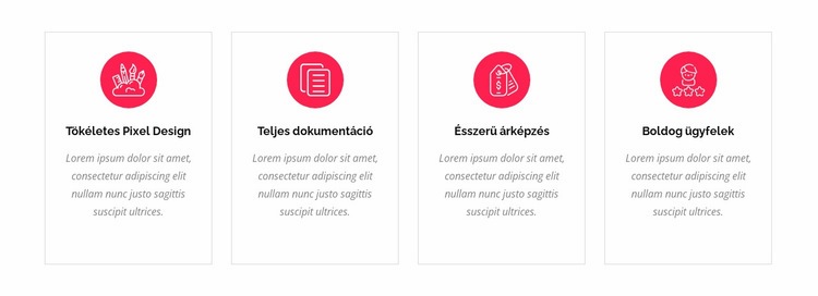 Termékeket, szolgáltatásokat, rendszereket tervezünk WordPress Téma