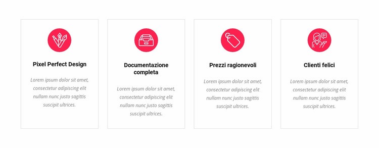 Progettiamo prodotti, servizi, sistemi Costruttore di siti web HTML