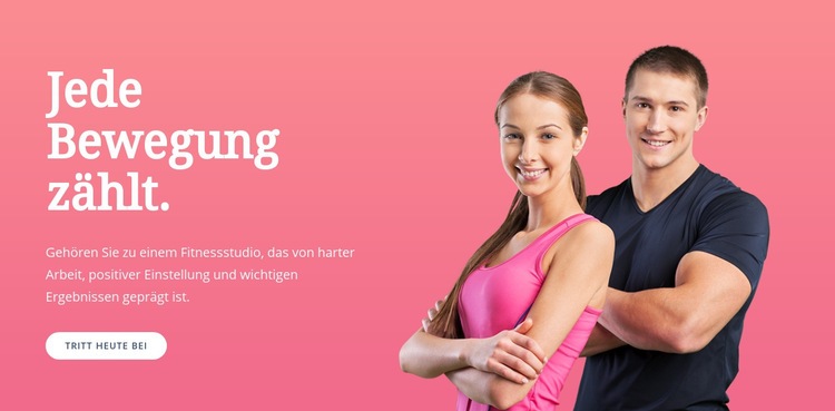 Evolution Gesundheit & Fitness HTML5-Vorlage