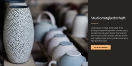 Studiomitgliedschaft - Kostenlos Herunterladbares Website-Design
