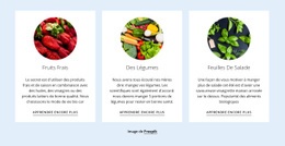 Nouveaux Produits Agricoles Site Web Réactif Pour L'Agriculture