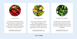 Nouveaux Produits Agricoles - Thème WordPress Ultime