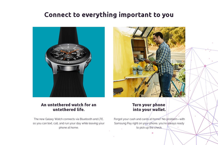 Watch that making life smarter Homepage Design