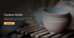 Művészeti Kerámia Stúdió – A Legjobb Webhelysablon Kialakítása