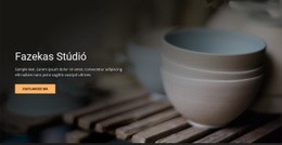 Művészeti Kerámia Stúdió - Többcélú Webdesign