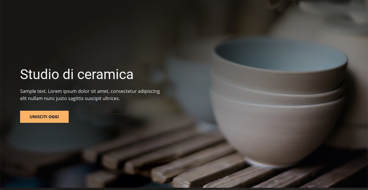 Studio di ceramica artistica Tema WordPress