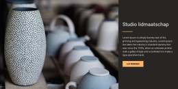 Studio Lidmaatschap - Creatief, Multifunctioneel Websitemodel