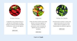 Design De Site Para Novos Produtos Agrícolas