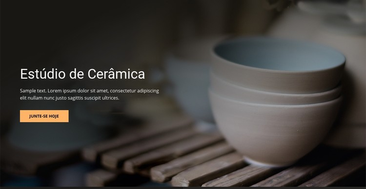 Estúdio de arte de cerâmica Template CSS