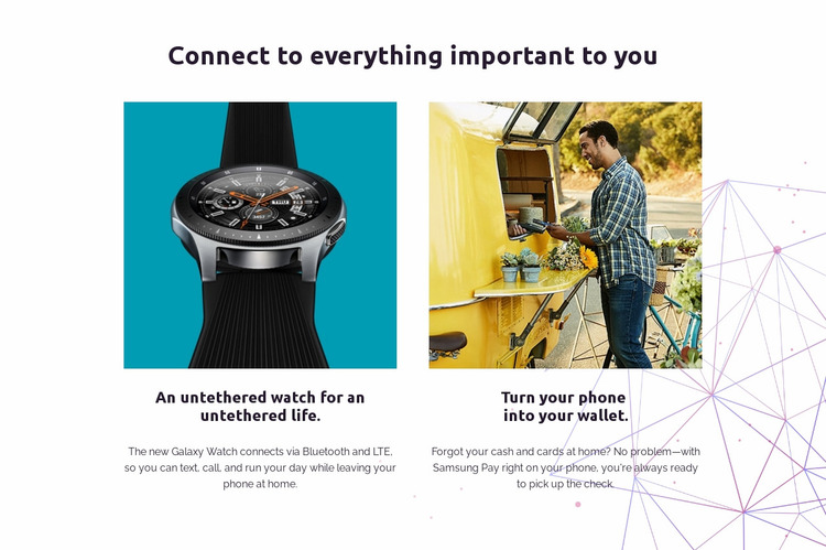 Watch that making life smarter Website Mockup