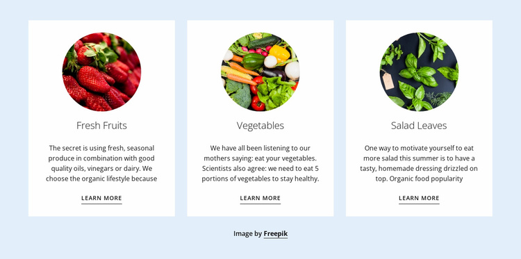 New farming products Website Template