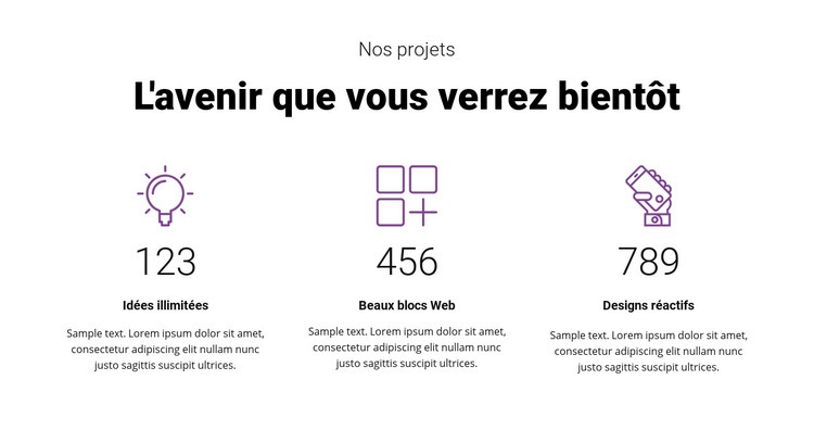 Conception de contre-synergie Modèles de constructeur de sites Web