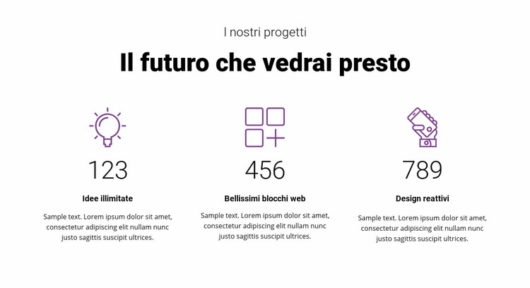 Counter Synergy Design Un modello di pagina