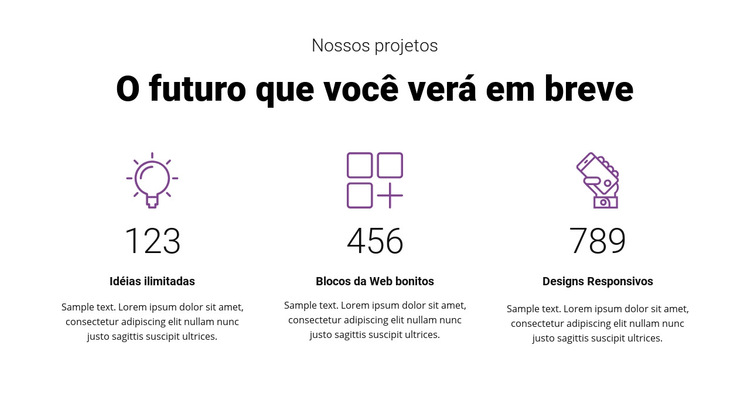 Projeto de contra-sinergia Modelo de site