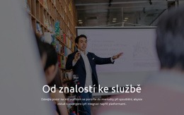 Od Znalostí Ke Službě - Bezplatná Šablona