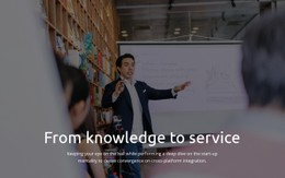 From Knowledge To Service