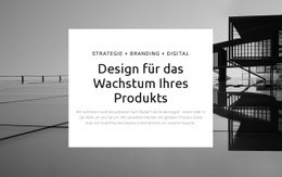 Design Zum Wachstumsprodukt