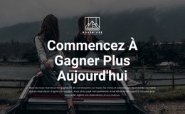 Commencez À Gagner Aujourd'Hui - Prototype De Site Web