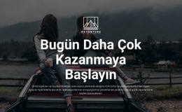 Bugün Kazanmaya Başlayın - Web Sitesi Prototipi